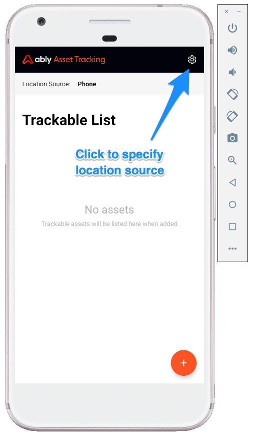 How to select location source