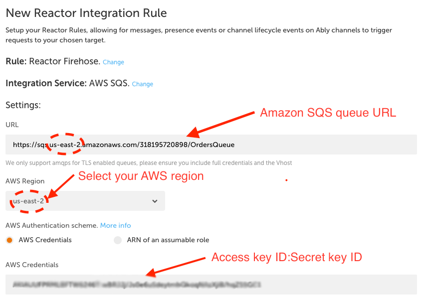 Configuring your Integration rule